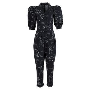 NWT LHD CASITAS JUMPSUIT BLACK US4
